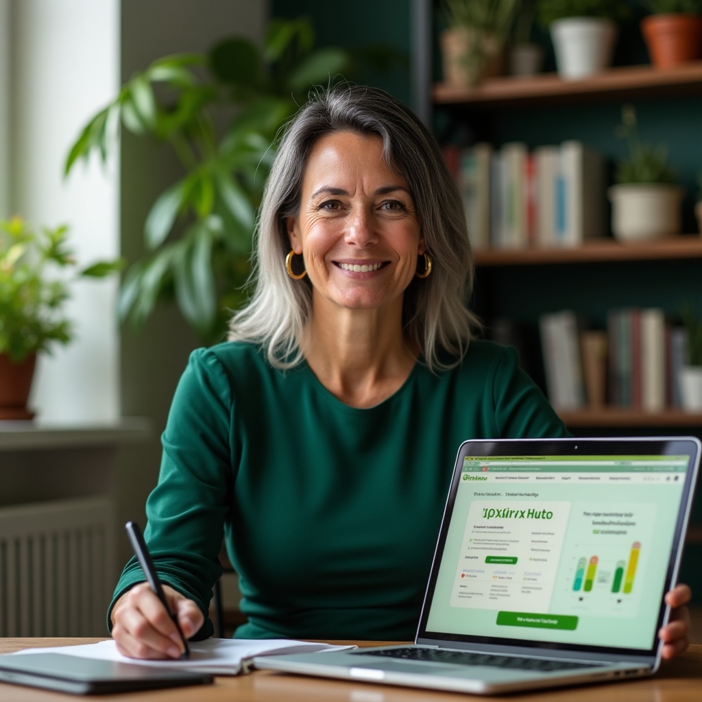 Schermata della piattaforma educativa QyxarnixHub su laptop e smartphone